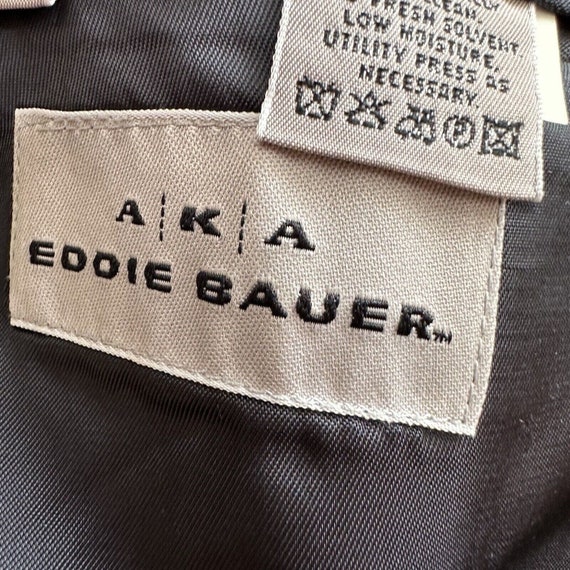 Vintage Eddie Bauer Blazer AKA Men’s 42 Black Mad… - image 4