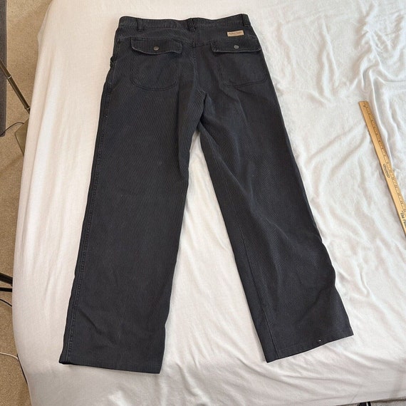 Marlboro Classics Corduroy Pants Size 36 Navy Blu… - image 2