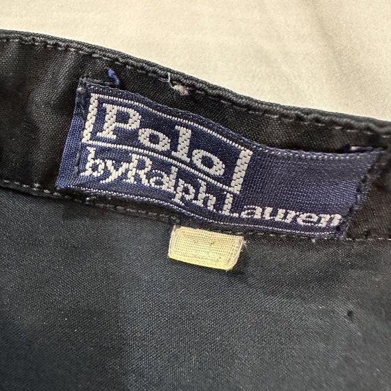 Vintage Polo By Ralph Lauren Shirt Size XL Black … - image 5