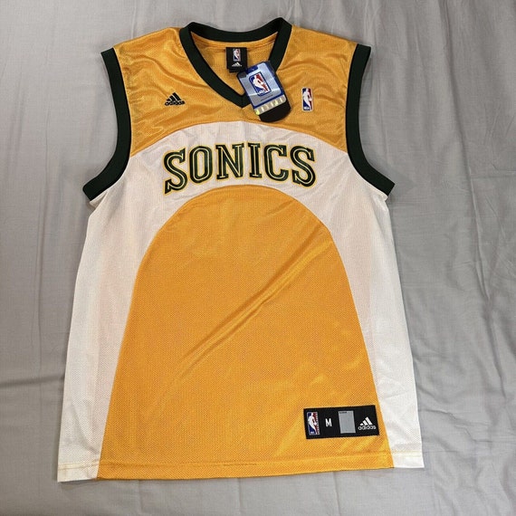 Adidas NBA Seattle Super Sonics Blank Jersey Size 
