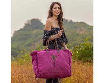 Popping Pink Weekender Bag