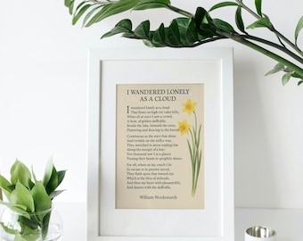 水仙 - デジタルダウンロード ウィリアム・ワーズワースによる詩 1770