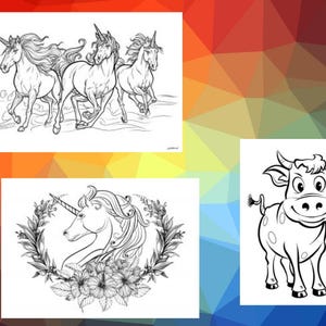 Unicorn Coloring Pages, Unicorn Coloring Pages For Kids, Printable Coloring Pages, Kids Coloring Pages, Girls Coloring Pages, Unicorn Sheets