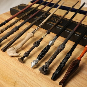 Set of 6 Handmade Harry Potter Inspired Wand Crochet Hooks 