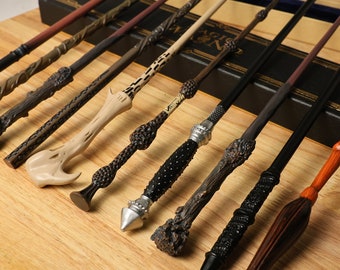 Harry Potter Wand(With Free Gift Box)， Magic Wand， Witch Wand， Custom Wand，Wizard Wand，Handcrafted Magic Wand