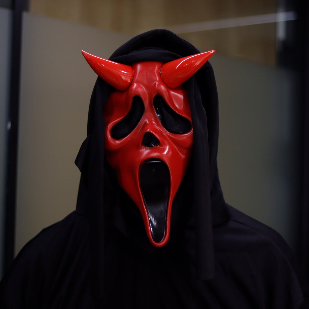 Ghost Face Mask Scream Horror Movie Mask Scary Scream Mask Scream Ghost ...