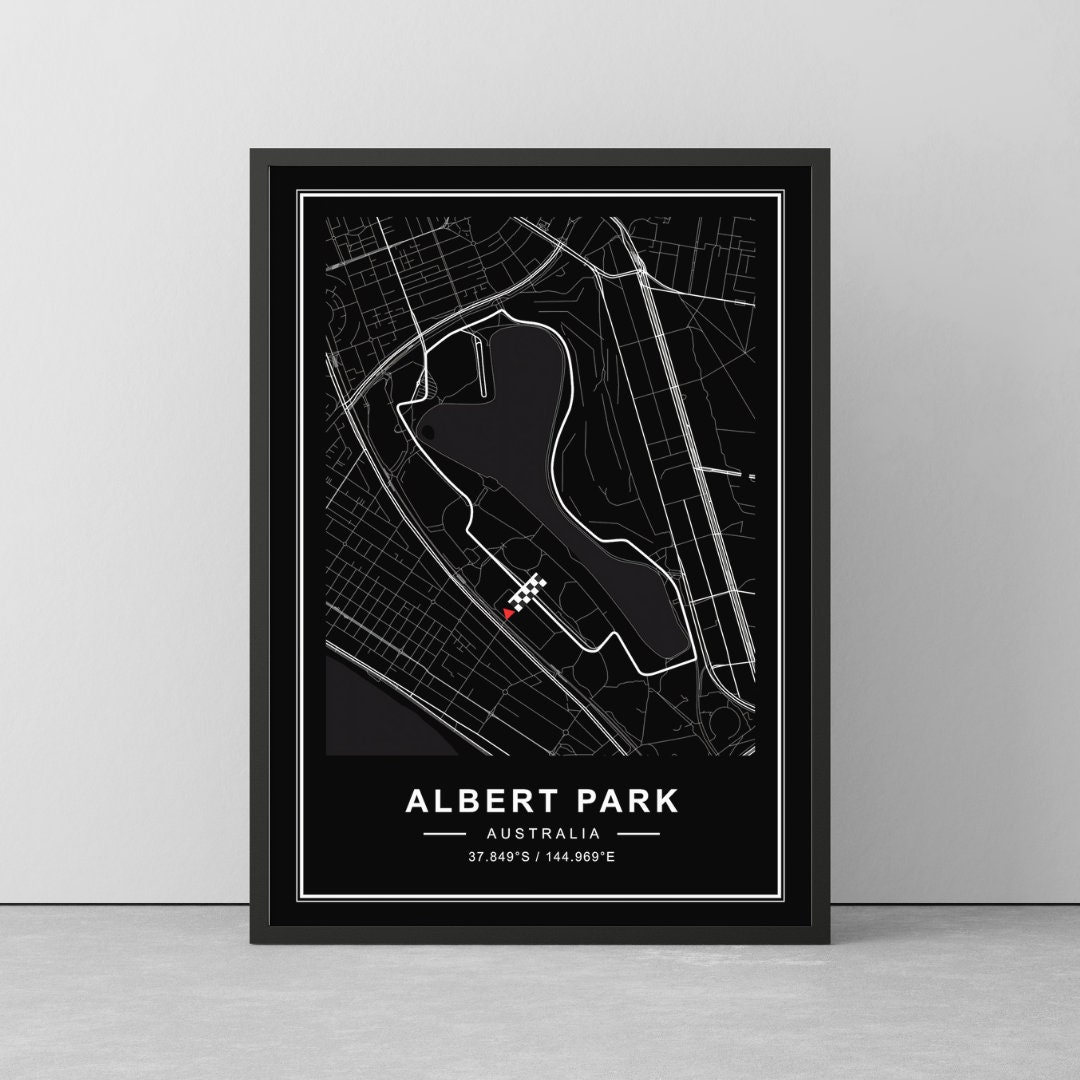 Formula 1 Track Poster Albert Park F1 Circuit Australia Etsy formula-1-track-poster-albert-park-f1-circuit-australia-etsy
