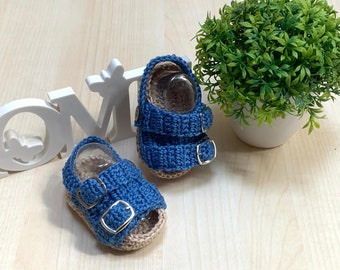 Baby Crochet Sandals Handmade, Crochet Baby Shoes Handmade, Baby Sandals Crochet For Boy, Crochet Sandals For A Newborn Baby