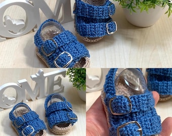 Crochet Sandals Baby Gender Neutral Handmade, Crochet Baby Shoes Handmade, Baby Sandals Crochet For Boy, Crochet Sandals For A Newborn Baby