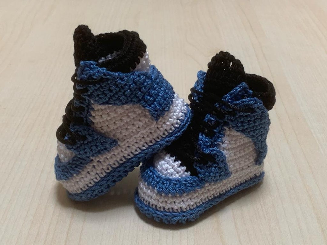 Baby Jordans, Crochet Baby Sneakers Booties, Newborn Basketball Gift