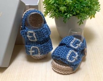 Baby Crochet Sandals Handmade, Crochet Baby Shoes Handmade, Baby Sandals Crochet For Boy, Crochet Sandals For A Newborn Baby