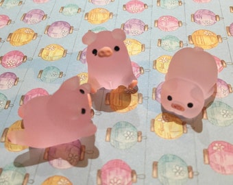 Cute mini pigs