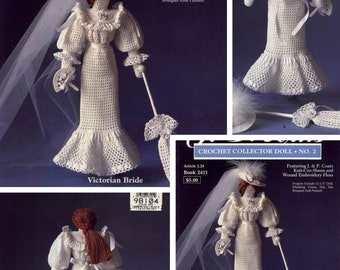 Vintage. Magazine in PDF format. Amigurumi patterns, crocheted little lady doll. Patterns with English tutorials in PDF format.