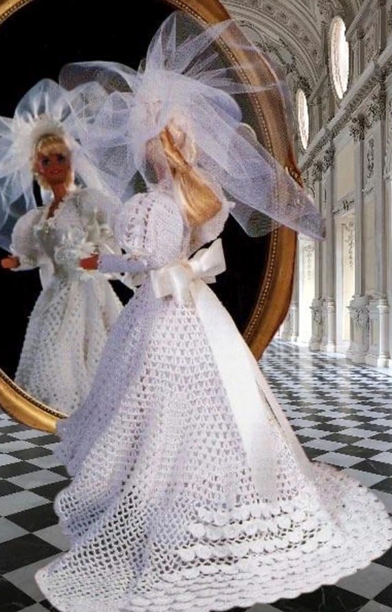 barbie wedding dress crochet pattern Barbie #crochet #gowns [Jan/Flickr] 46.33.4 qw