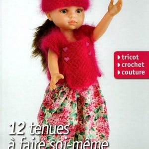PDF Vintage.Magazine Pretty dolls in PDF format.Clothing patterns for dolls in crochet, knitting, sewing.French tutorial, PDF format