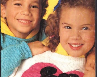 Vintage 1980s PDF. Phildar magazine in PDF format. Knitting patterns for children's clothing. Tutorial in French, PDF format.