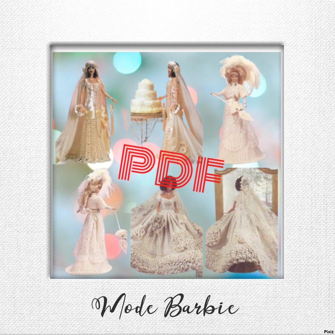 Special Patterns Dresses and Accessories for Barbie Doll