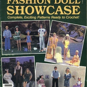 PDF. Vintage magazine pdf. Clothes and accessories patterns for Barbie doll. Pattern with English tutorials PDF format