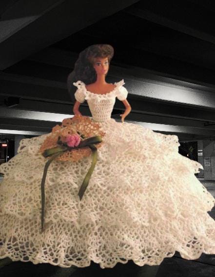 crochet barbie wedding dress pattern Lace for Dolls. Patterns With Tutorials in English (PDF Format) barbie wedding dress patterns free printable 25 Wrap Dress Outfit 3D appliqué gown Color:Scalloped in Pink