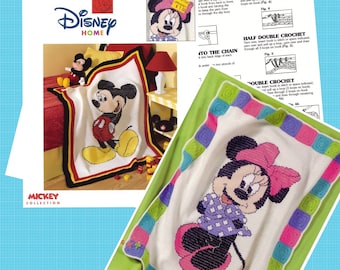 Vintage PDF. Disney Magazine in PDF format. Crochet Blanket Patterns. Amigurumi Style Crochet. Tutorial in English (PDF format).
