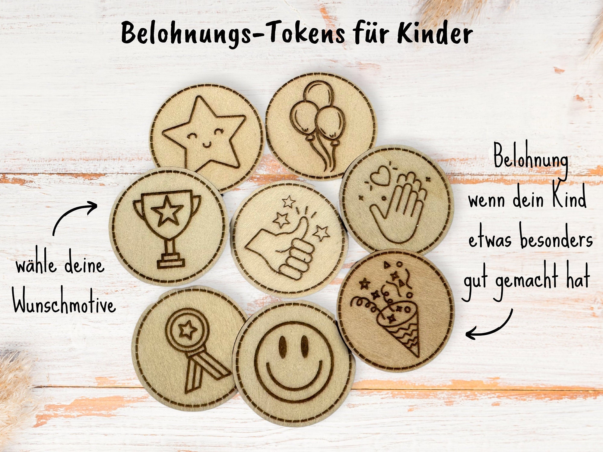 Belohnungsglas Mit Sternen & Dinos – Motivations-System Für Kinder, Schule & Zuhause (21x13,7 Cm, 25 Token)