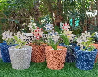 Handmade Ceramic Plant Stakes