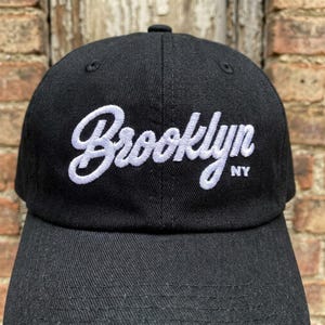 Brooklyn Hat – Bridge Embroidered Baseball Hat, New York Gift for Men, Unisex Dad Cap