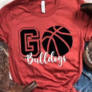 Go Bulldogs Svg, Bulldogs Basketball Mascot Svg, Digital Print Cut File, Download