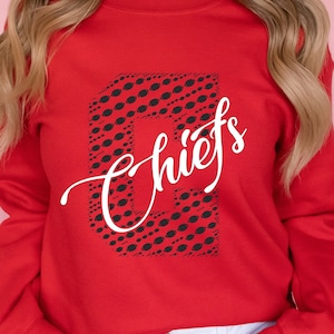 Chiefs Football Svg, Chiefs Svg, Chiefs Sport Mascot Svg, Digital Cut File, Instant Download