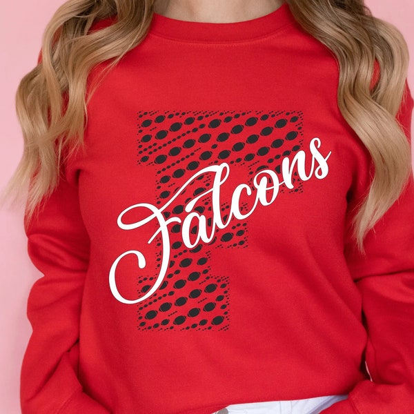 Falcons Football Svg, Falcons Svg, Falcons Sport Mascot Svg, Digital Cut File, Instant Download
