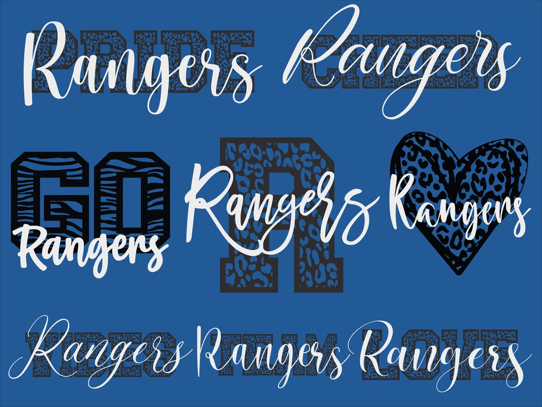 Rangers Mascot 8 Design Bundle, Rangers Svg, Rangers Leopard Svg ...