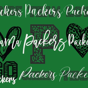 Packers Mascot 9 Designs Bundle, Packers Svg, Packers Leopard Svg, Sports Team Svg, Digital Cut File, Instant Download