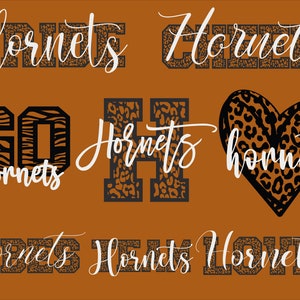 Hornissen Maskottchen 8 Design Bundle, Hornets SVG, Hornets Leopard SVG, Sport Team SVG, digitale Datei, Instant Download