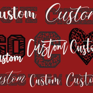 Custom 8 Sports Design - Custom Svg, Custom Bundle Svg, Custom Leopard Svg, Custom Mascot svg, Custom Digital Design Download