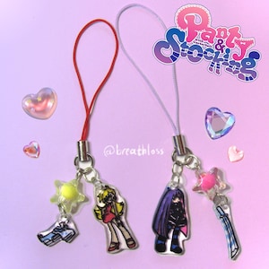 Panty and Stocking Phone Charms