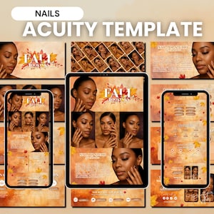 Fall Acuity Nails Acuity Scheduling Template Hairstylist Acuity Website Template Hair Schedule Acuity Fall Acuity Lash Technician Nails Hair