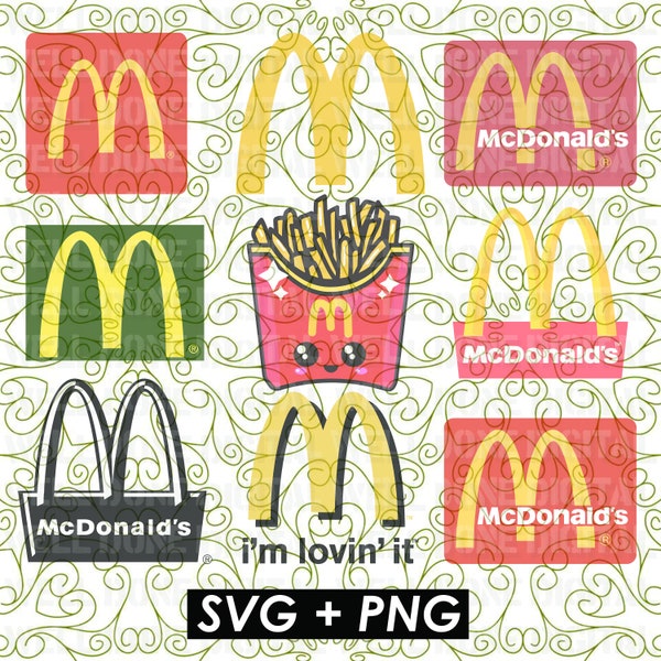 Mcdonalds svg, Mcdonalds png, mc donalds svg, fast food svg, Sticker, Clipart, Logo svg, Vector, t shirt png, tshirt svg, instant download