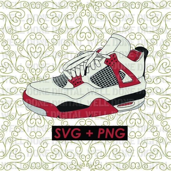 Jordan SVG, Jordan PNG, Jordan 4s, logo SVG, kicks, sneakers infuus, ontwerp SVG, tshirt, sticker, Cricut, clipart, vector, instant download