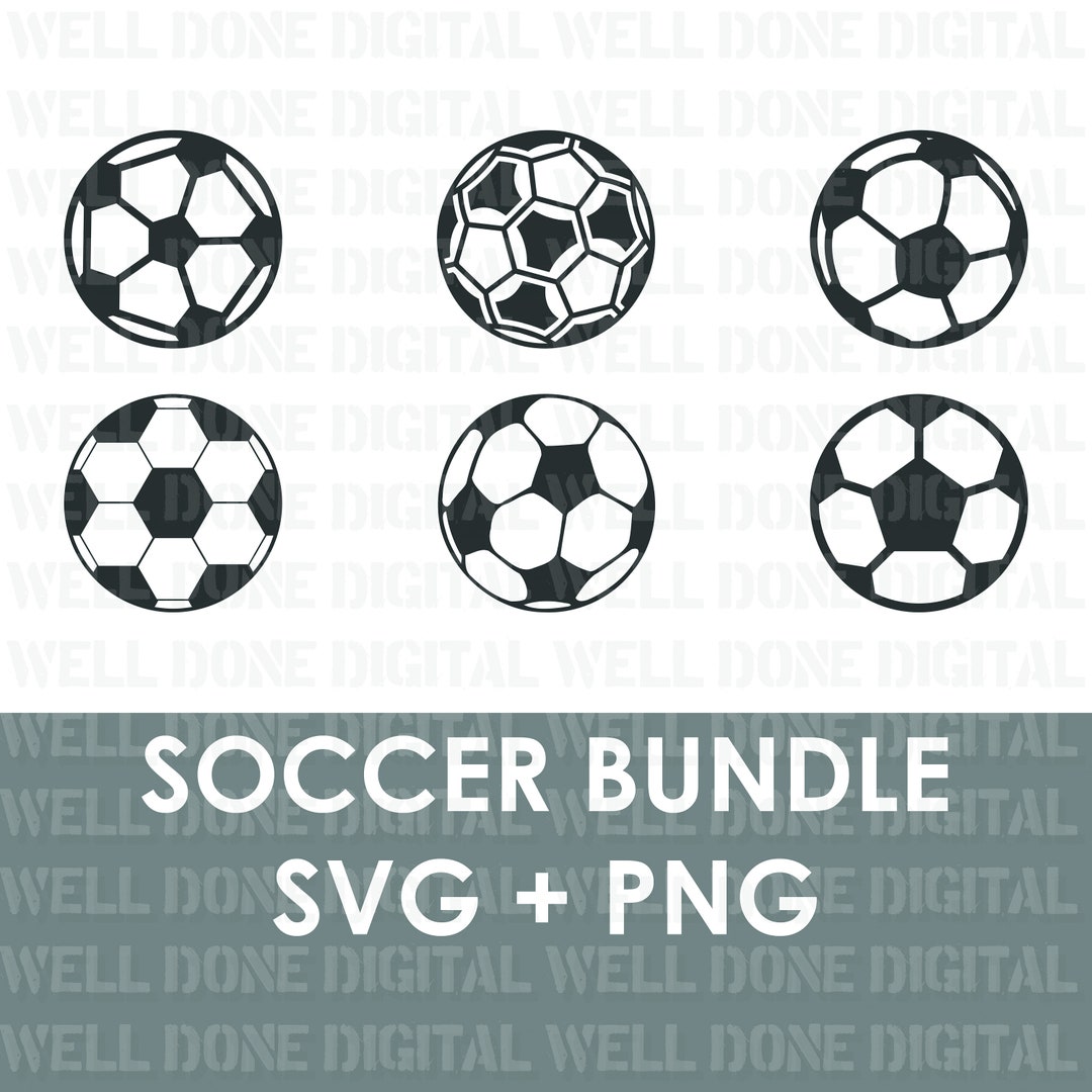Soccer Svg Bundle Soccer Ball Svg Soccer Ball Monogram Svg Etsy