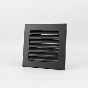 Vaste lamellen ventilatierooster – muur/plafond luchtretourafdekking, standaardmaten 170×170–170×700, staal of INOX