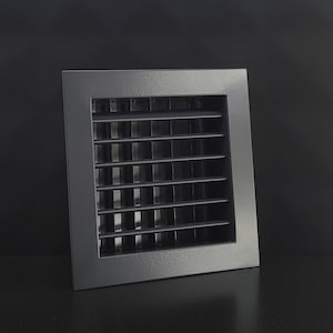 Vent Cover, Square Vent Cover, HVAC Vent Cover, Custom Vent Cover, Graphite Vent Cover, Wall Mounted Vant Cover, Wall Deocor, Free Delivery