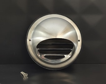 Unidad de entrada de aire de acero inoxidable, sistema HVAC, sistema de ventilación, difusor de aire, para sistema de ventilación, entrada de aire exterior, montado en la pared