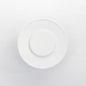 Adjustable Metal Air Vent – Round Disc Valve Diffuser, Supply/Extract Ceiling/Wall Vent, Ø80–200 mm, Black/White