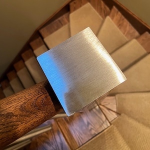 Solid Stainless Steel 4x4 Post Cap, Wood Stairs Post Cap, Metal Post Cap, Decorative Post Cap, Outdoor Garden Decor, Stairs Baluster Cap