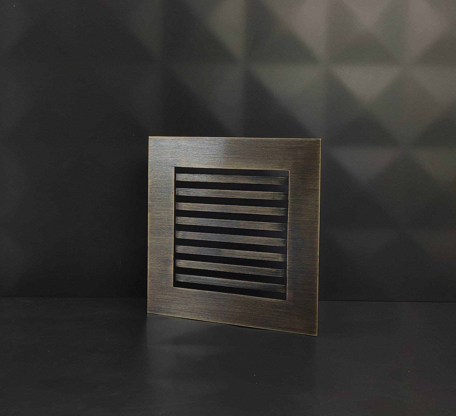 Custom Gold Grille, Round Grille With Mesh, Air Flow Grille, Office Ventilation, Vent Grille