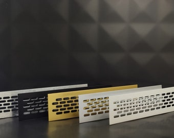 Furniture Ventilation Grille, Modern Vent Grille, Fridge Vent Grille, Ventilation, Cabinet Grille, Minimalist Vent Grille, Gold Vent Grille