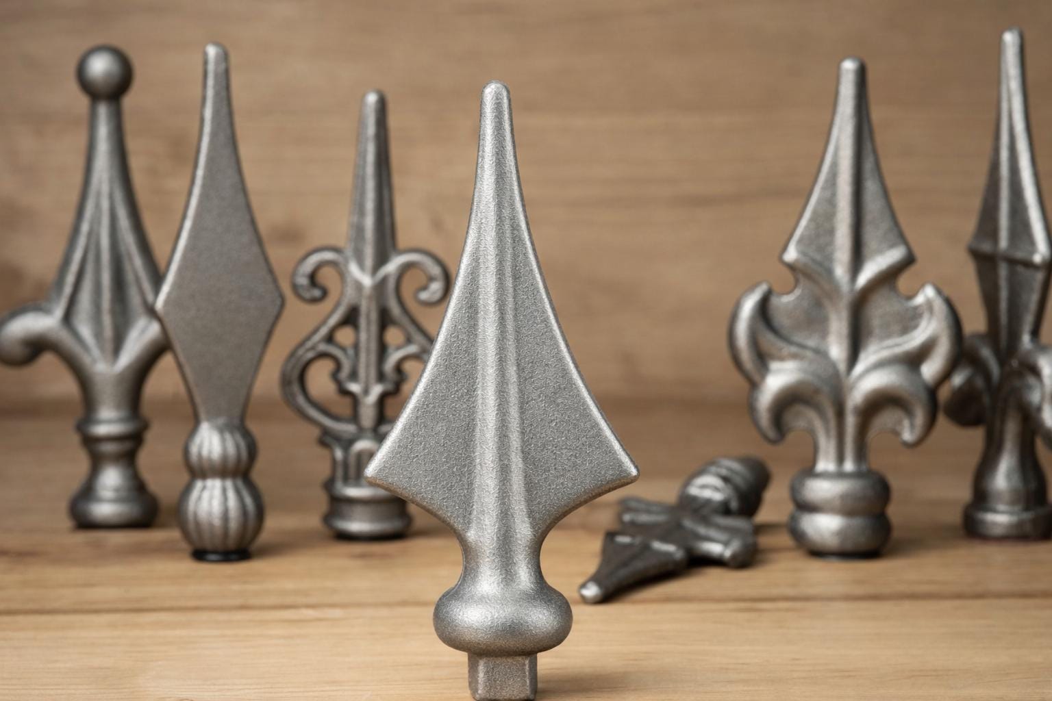 Cast Iron Gate Spear Point, Fence Finial Spike, Decorative Arrowhead ...