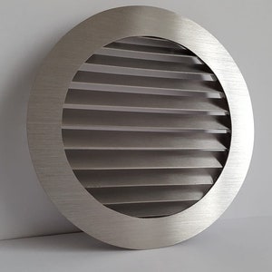 Round Vent Cover, Custom Vent Cover, Air Grille, Wall Vent Cover, Kitchen Vent Cover, Rustic Vent Cover, Minimalist, Loft Vent Cover, Metal