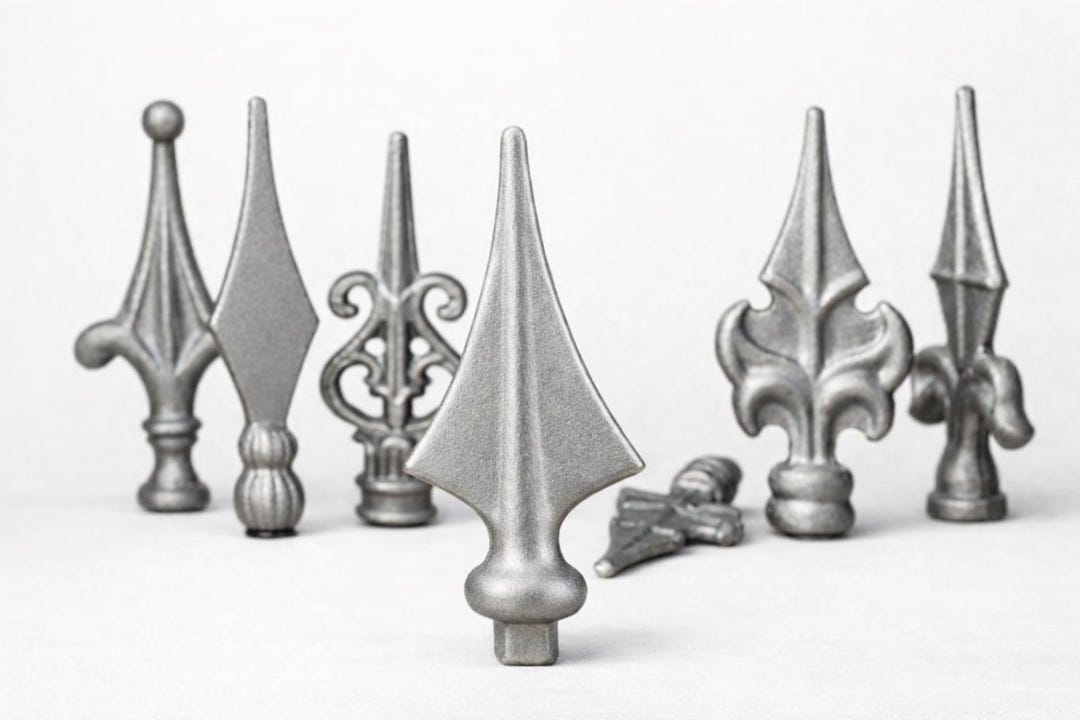 Cast Iron Gate Spear Point, Fence Finial Spike, Decorative Arrowhead ...