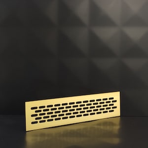 Gold Furniture Vent Grille, Modern Vent Grille, Fridge Vent Grille, Ventilation, Cabinet Grille, Minimalist Vent Grille, Gold Vent Grille
